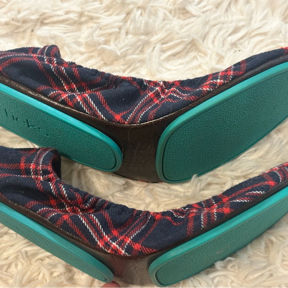 Tieks Plaid Ballet Flats size 10 - Picture 2 of 5
